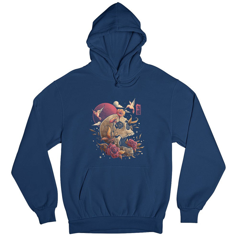 Life and Death Skull Flowers Gift als T-Shirt