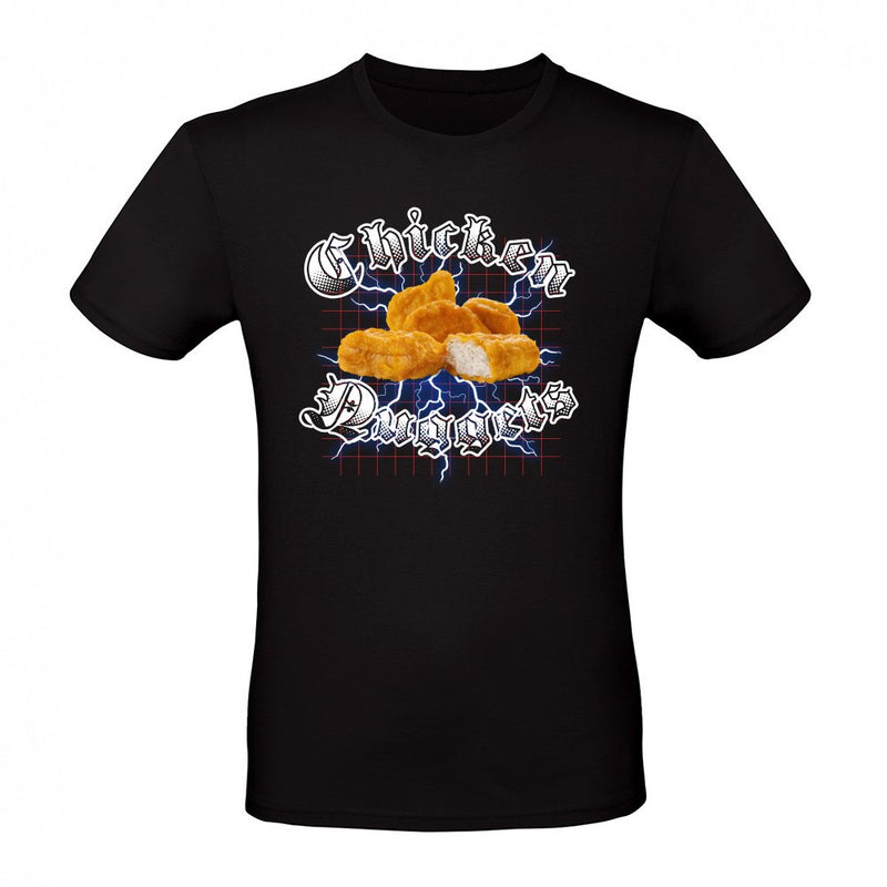 Chicken Nuggets Heavy Metal World Tour Hardcore Music als T-Shirt