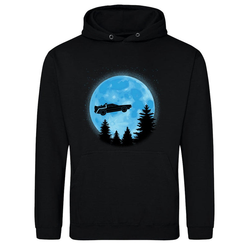 DeLorean and Moon als T-Shirt
