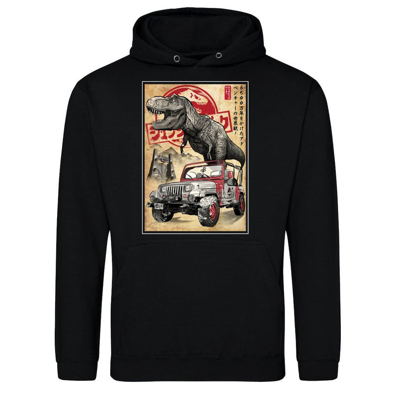 Jurassic woodblock als T-Shirt