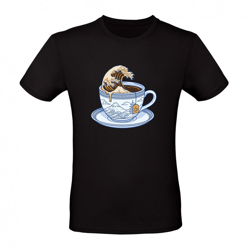 The Great Wave of Tea als T-Shirt