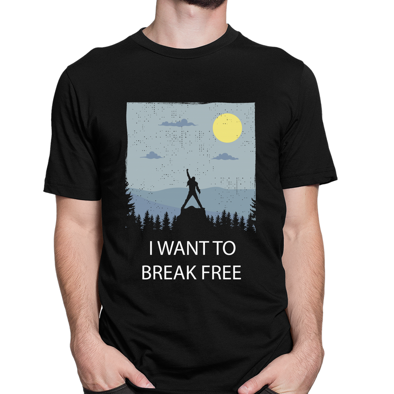 i want to break free als T-Shirt