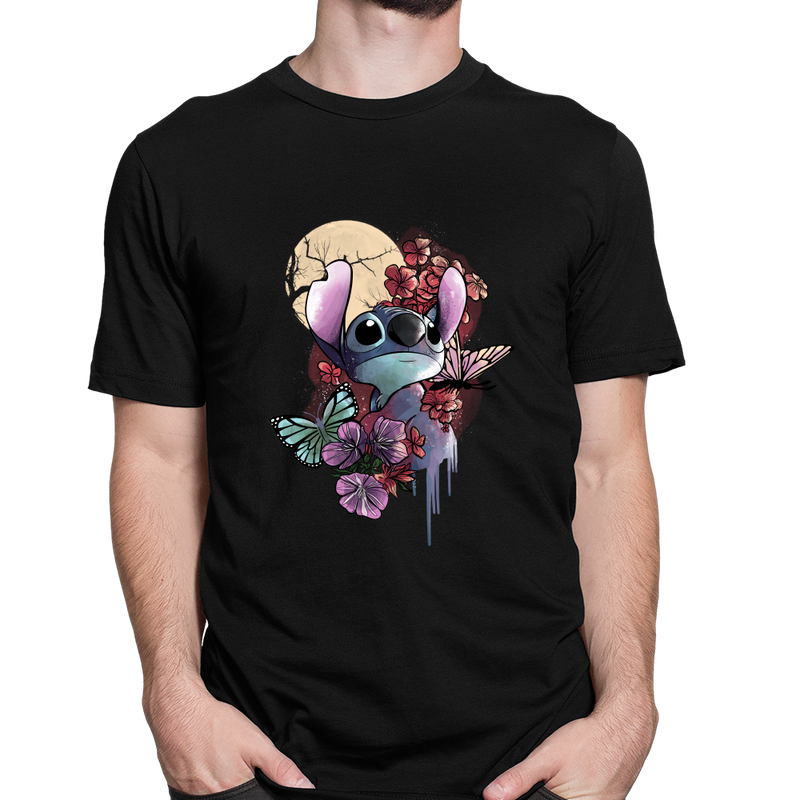 Stitch in moonlight als T-Shirt