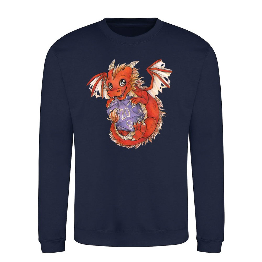 Dragon Dragon with D20 Dice Dice Rollplay game