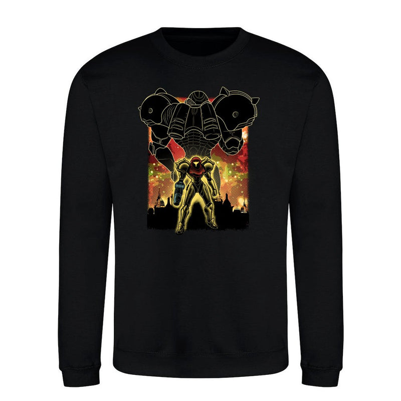 Space Hunter Line-art Shadow Nebula als T-Shirt