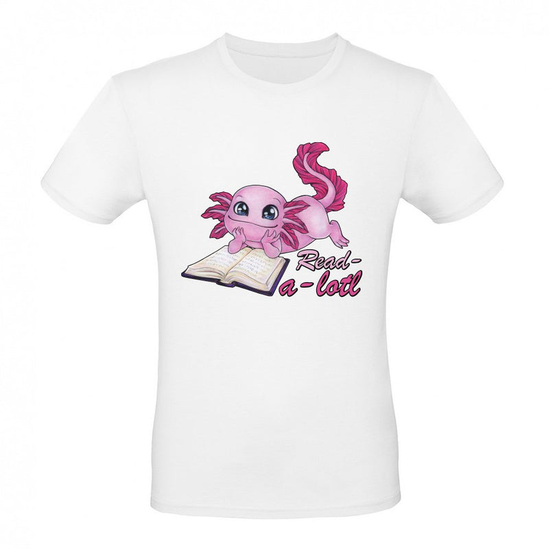 Axolotl book lover reading Read a lot gift als T-Shirt