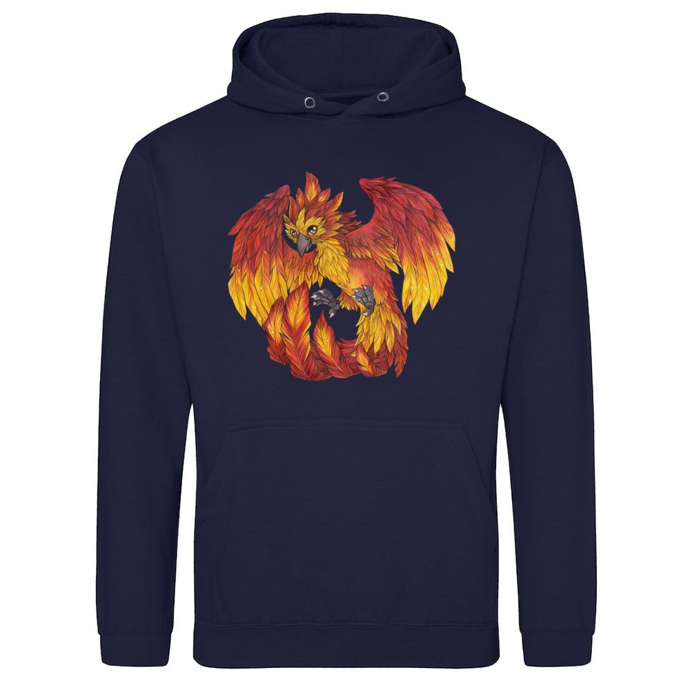 Cute cartoon phoenix - fantasy lover fire