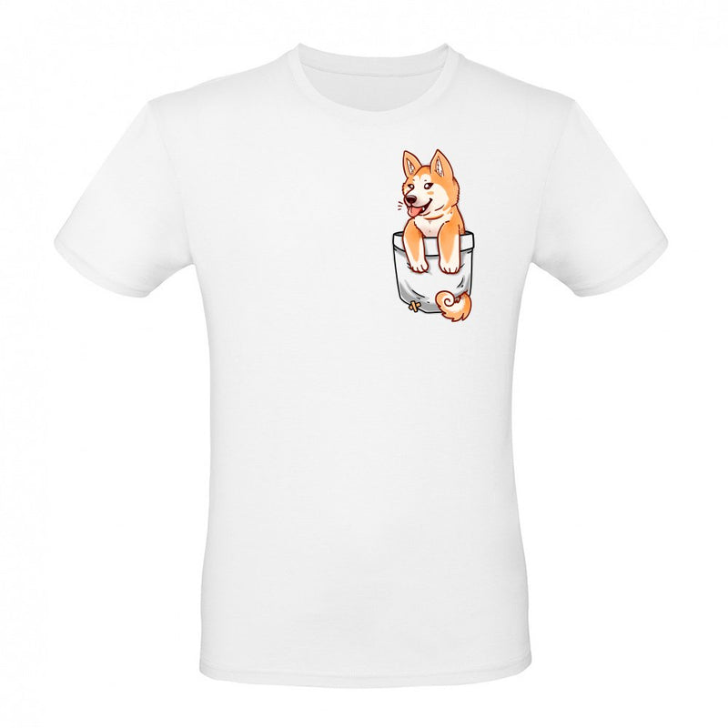 Pocket Cute Akita Dog als T-Shirt