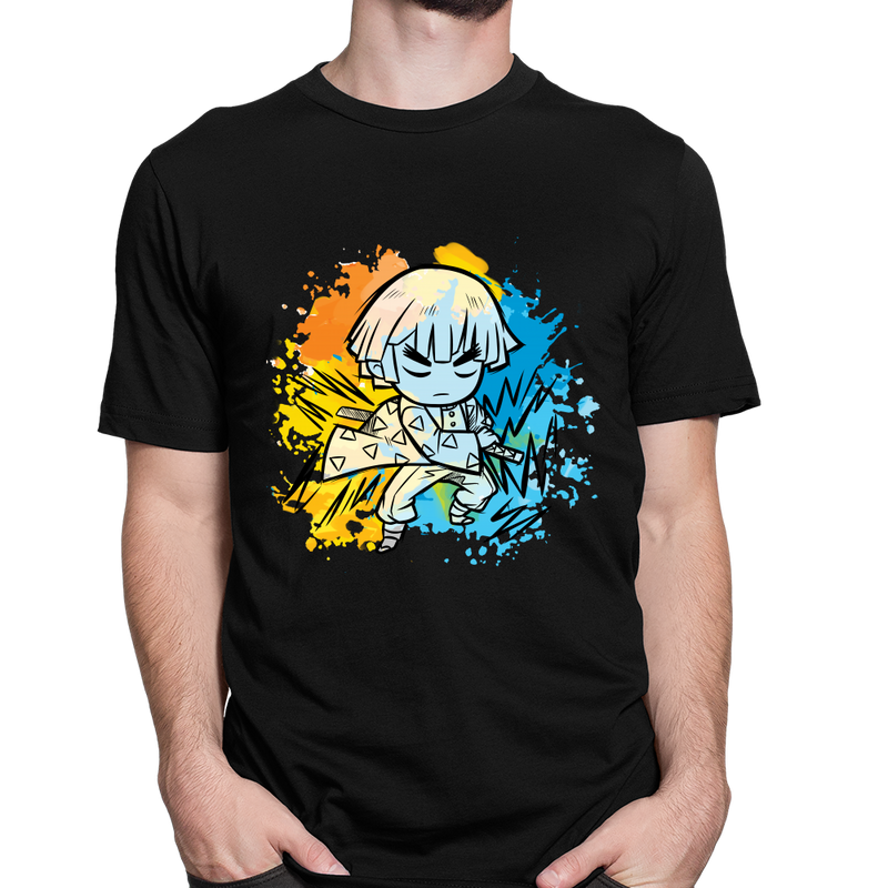 Watercolor Yellow Demon Slayer als T-Shirt