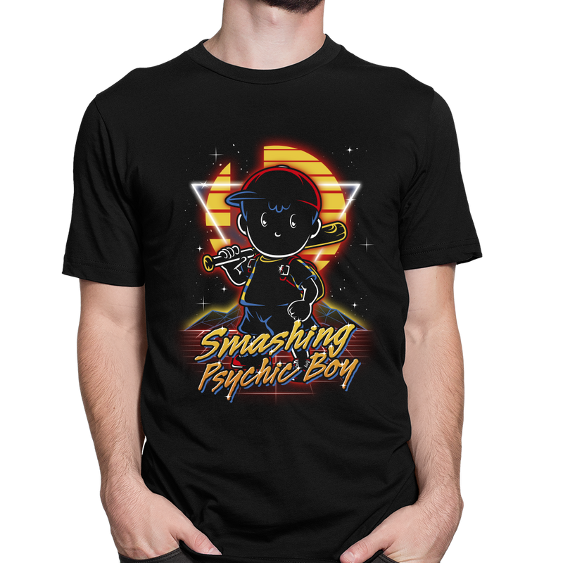 Retro Smashing Psychic Boy als T-Shirt
