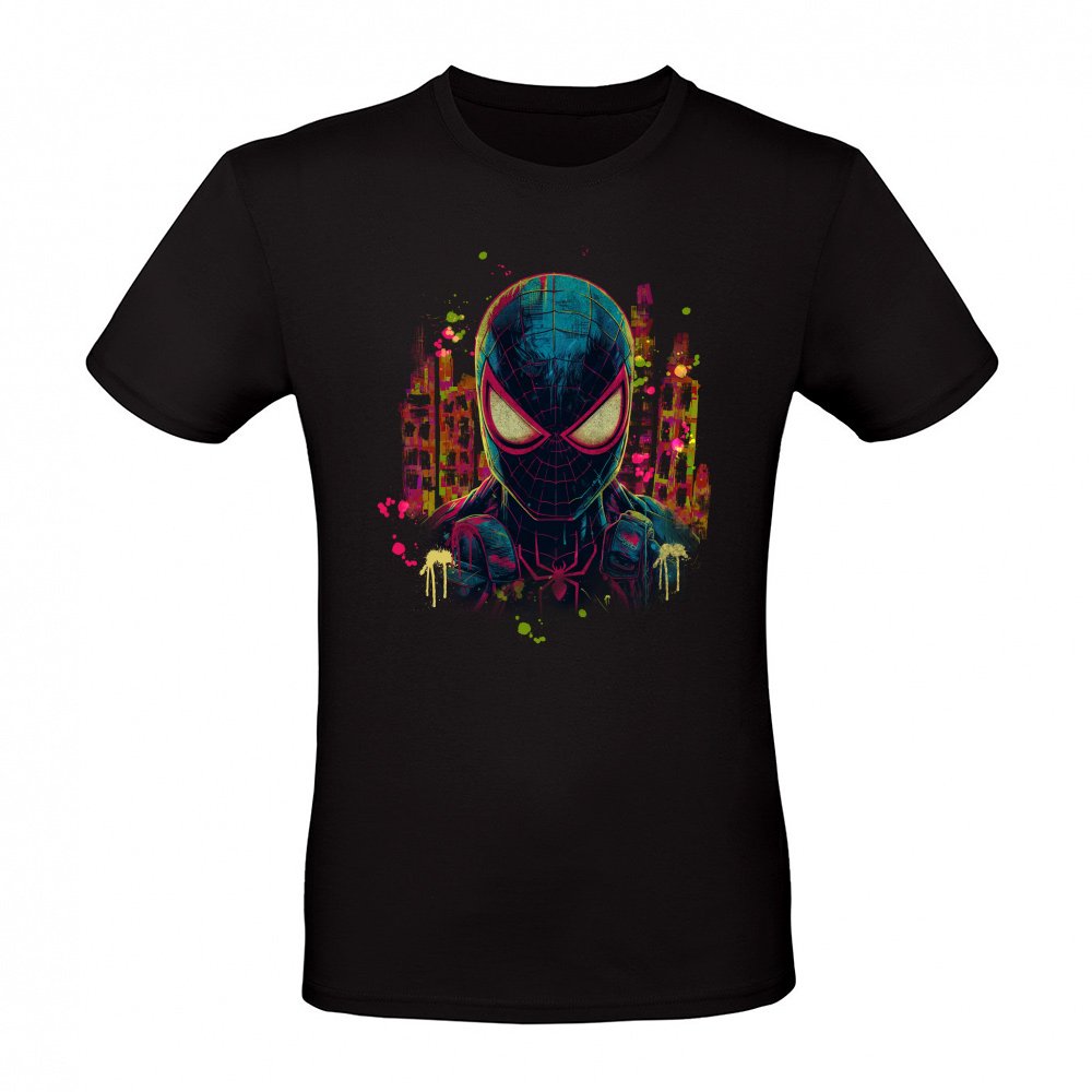 Spider-Man graphic synthwave