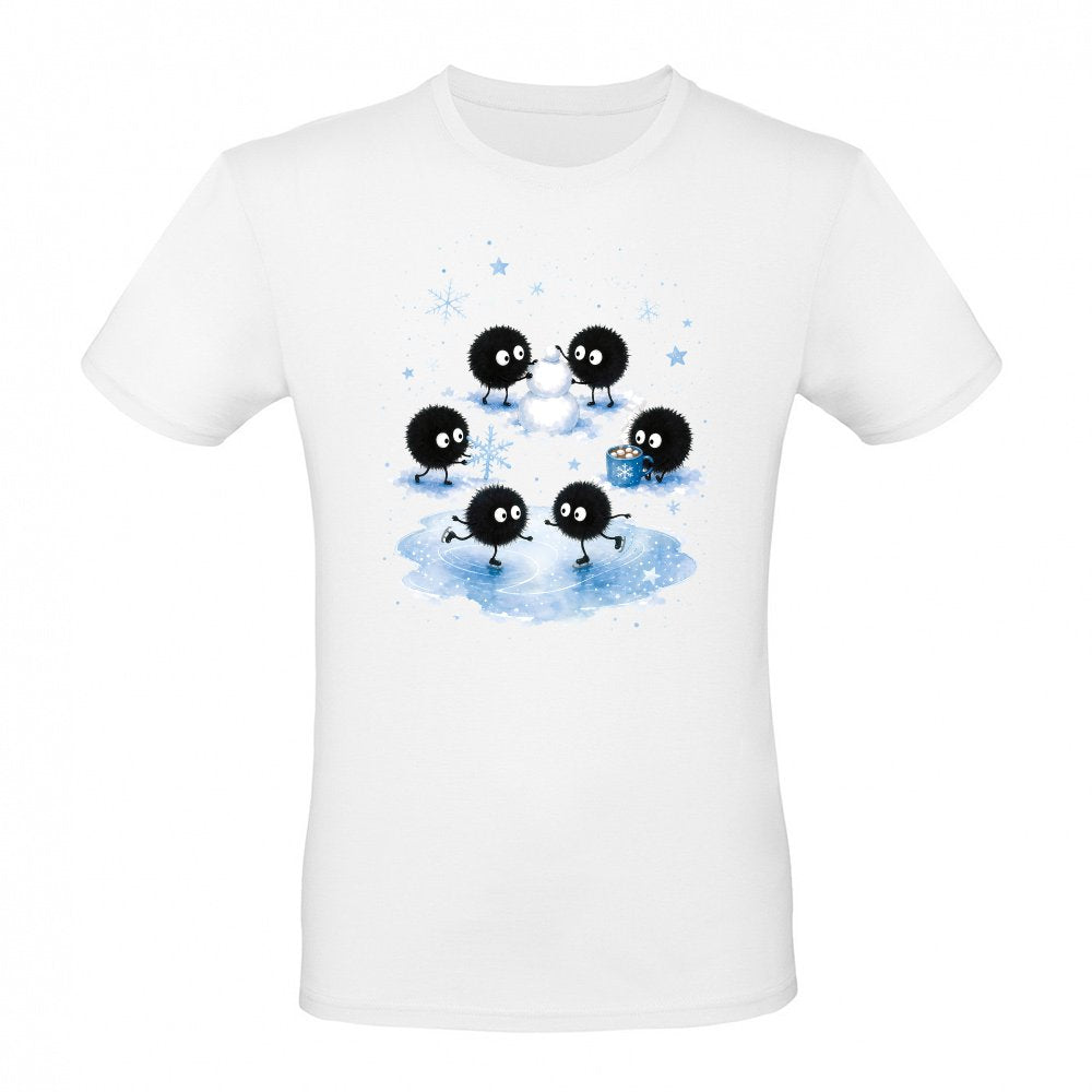 Susuwatari soot sprites in winter