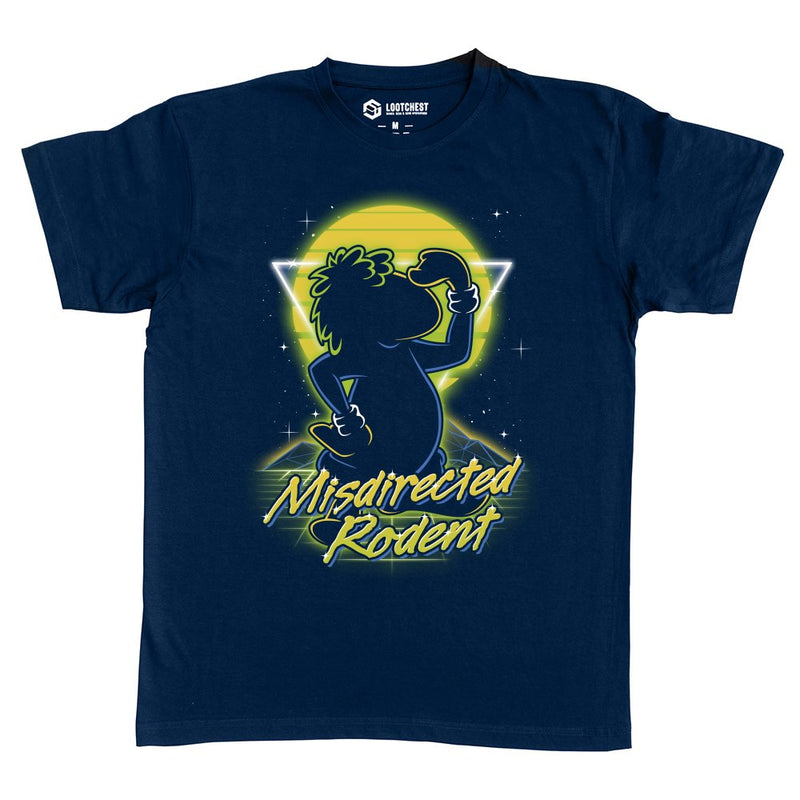 Retro Misdirected Rodent als T-Shirt