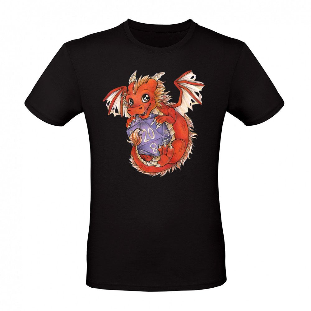 Dragon Dragon with D20 Dice Dice Rollplay game