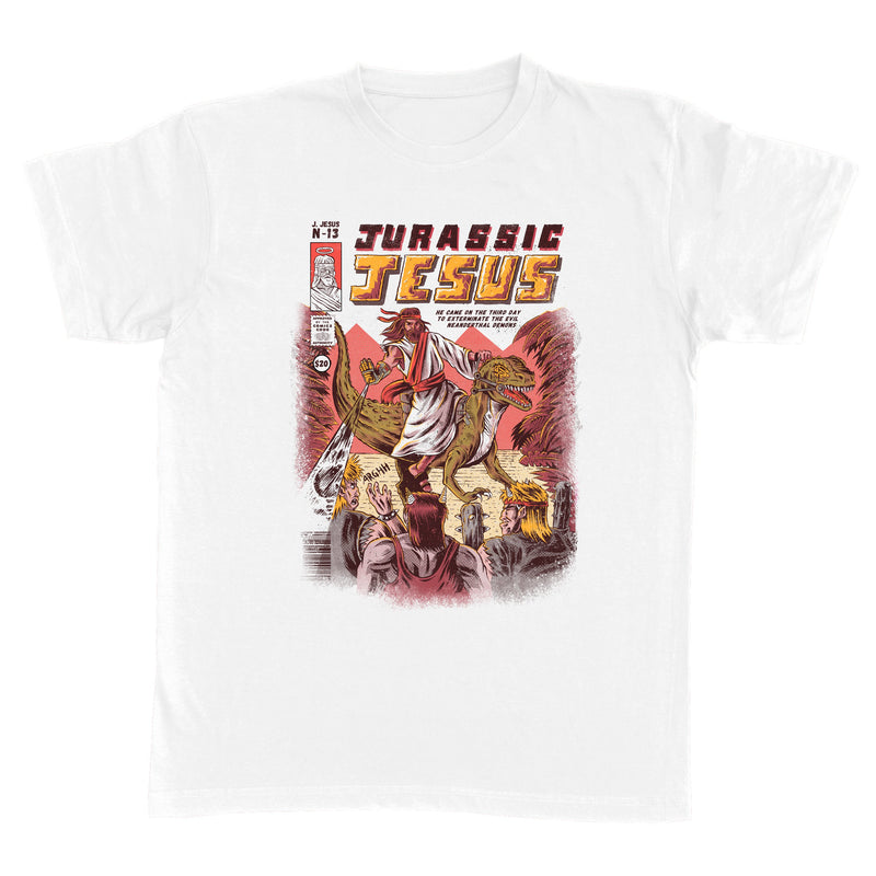 Jurassic Jesus als T-Shirt