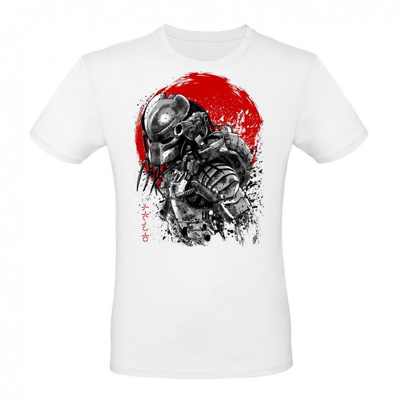 Watercolor Sun ukiyo-e predator als T-Shirt
