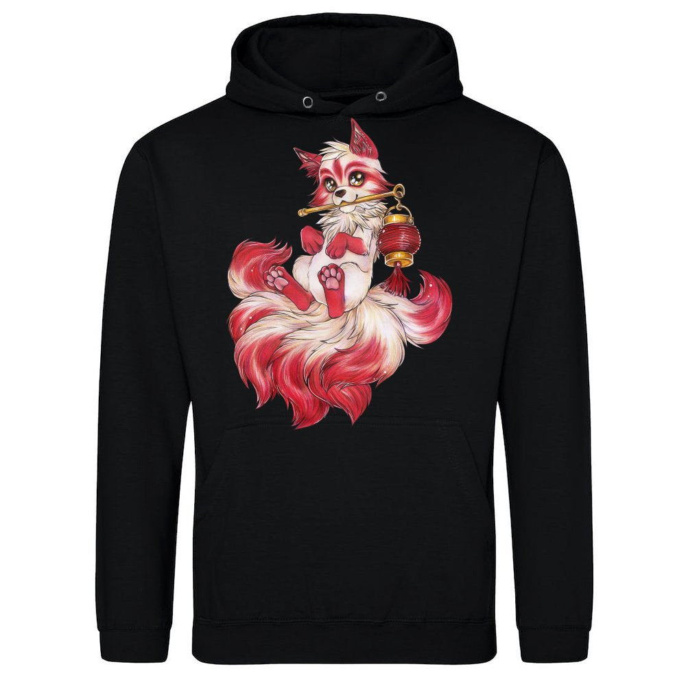 Kitsune with Lantern Japanese Fox Spirit