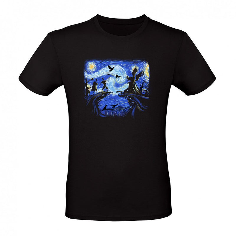 deathly hallow starry night als T-Shirt