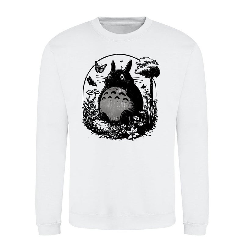 totoro black and white als T-Shirt