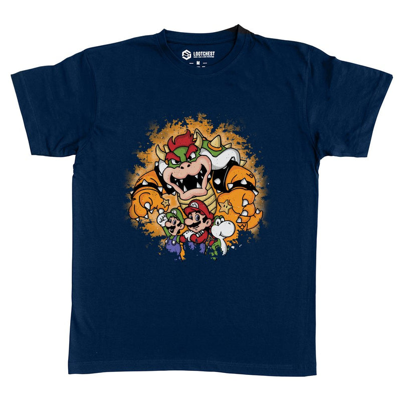Watercolor Super World als T-Shirt