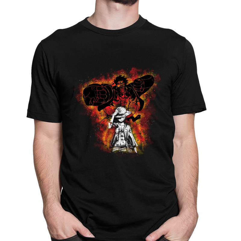 Watercolor Gear 5 als T-Shirt