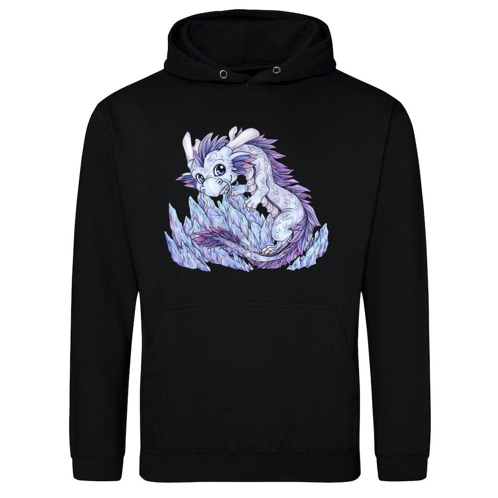 Dragon fantasy mythology ice snow crystal