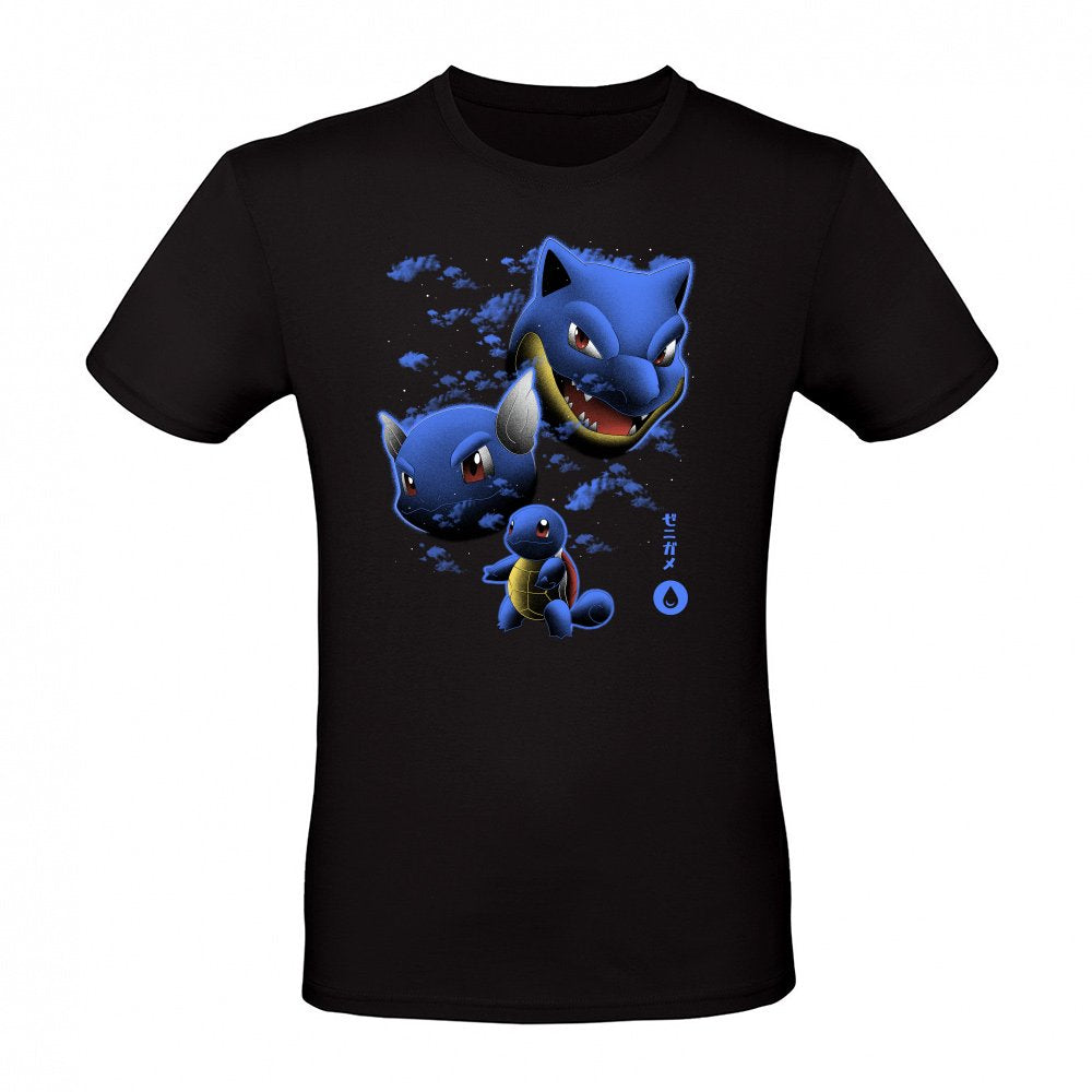 Water Evolution Nightsky Line Art