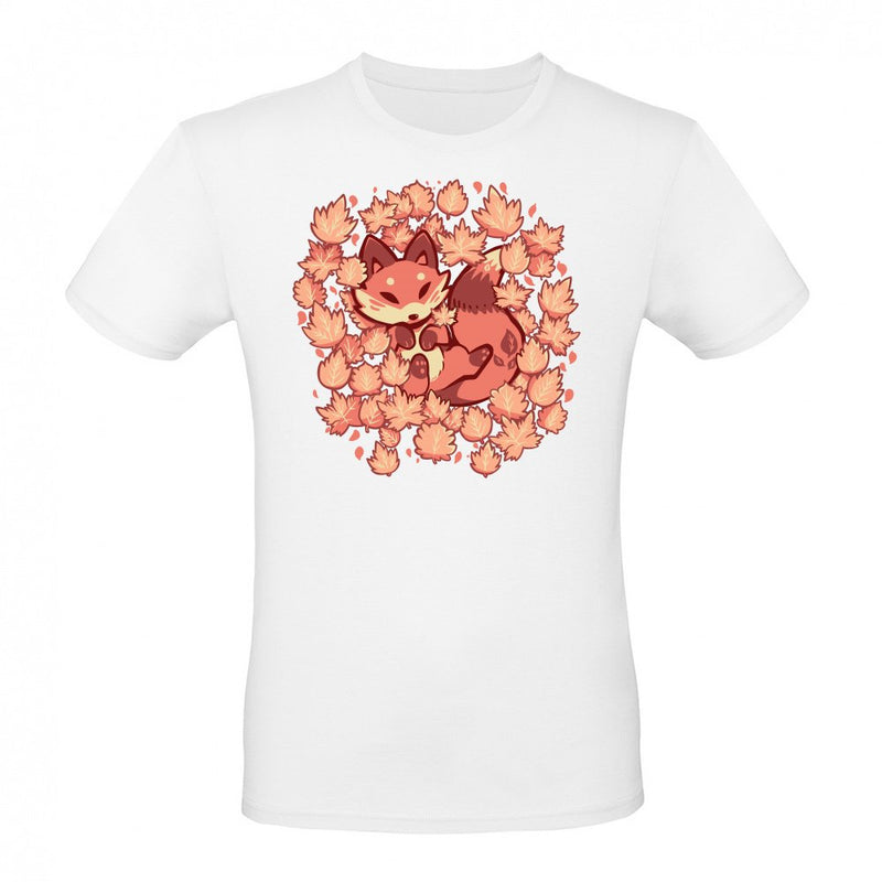 Autumn Leaves Fox als T-Shirt