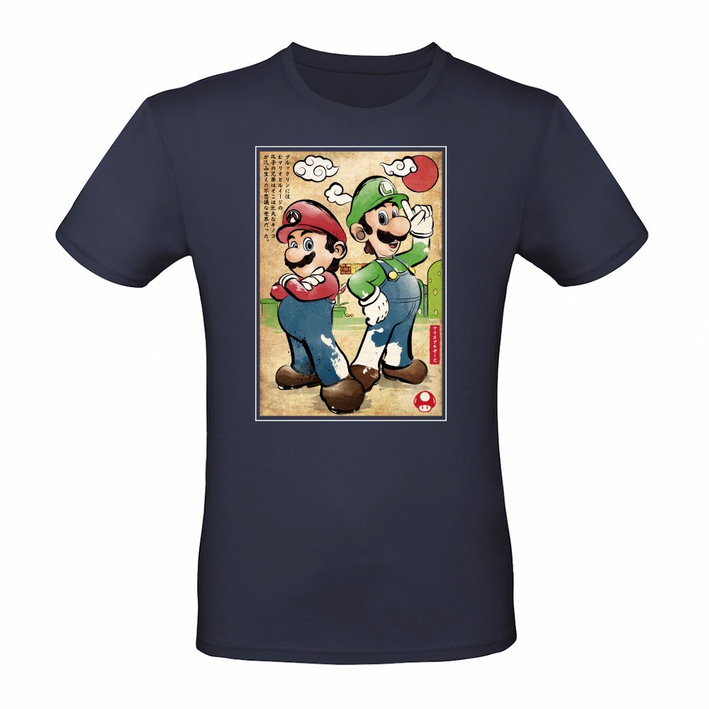 Super Plumber Bros woodblock