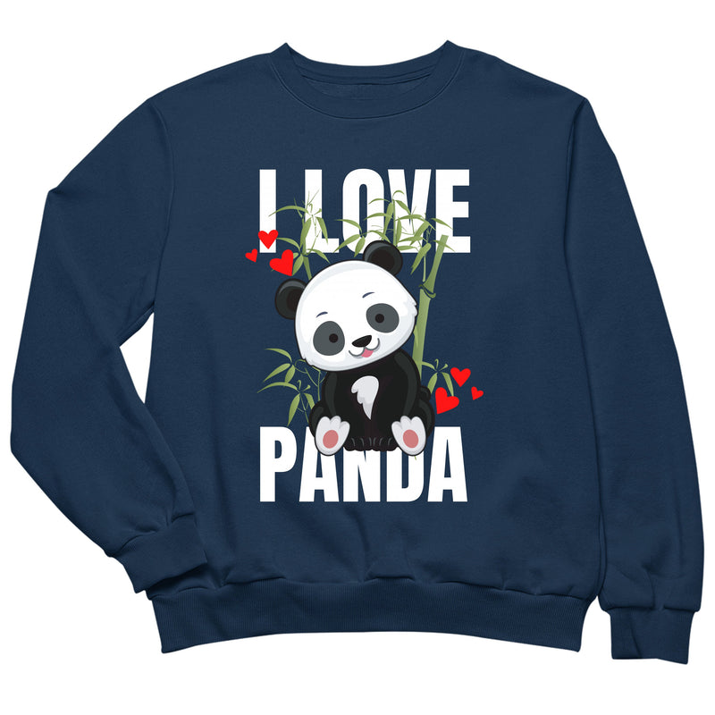 I Love Pandas - Cute Kawaii Panda Bear als T-Shirt