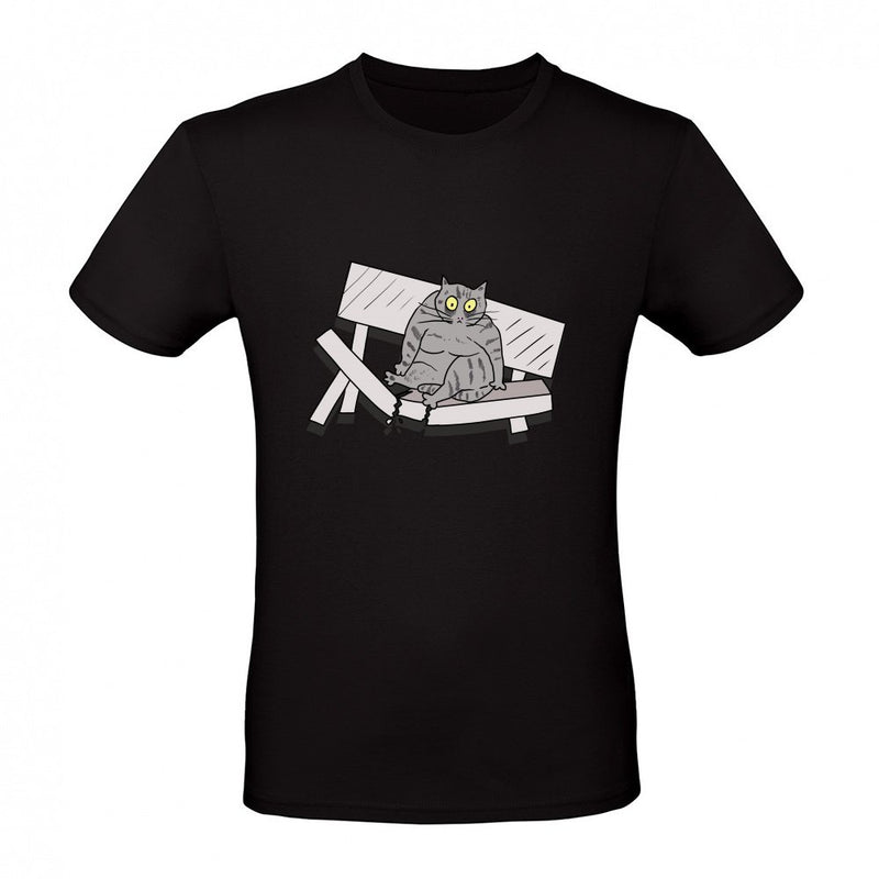 The Cat and the Broken Bench als T-Shirt