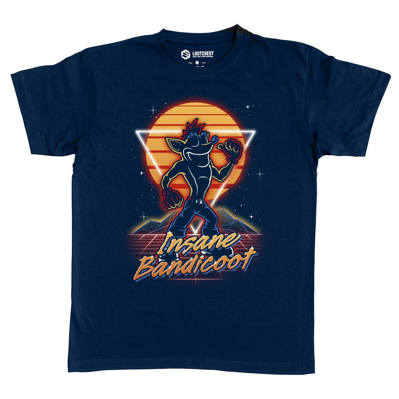 Retro Insane Bandicoot als T-Shirt