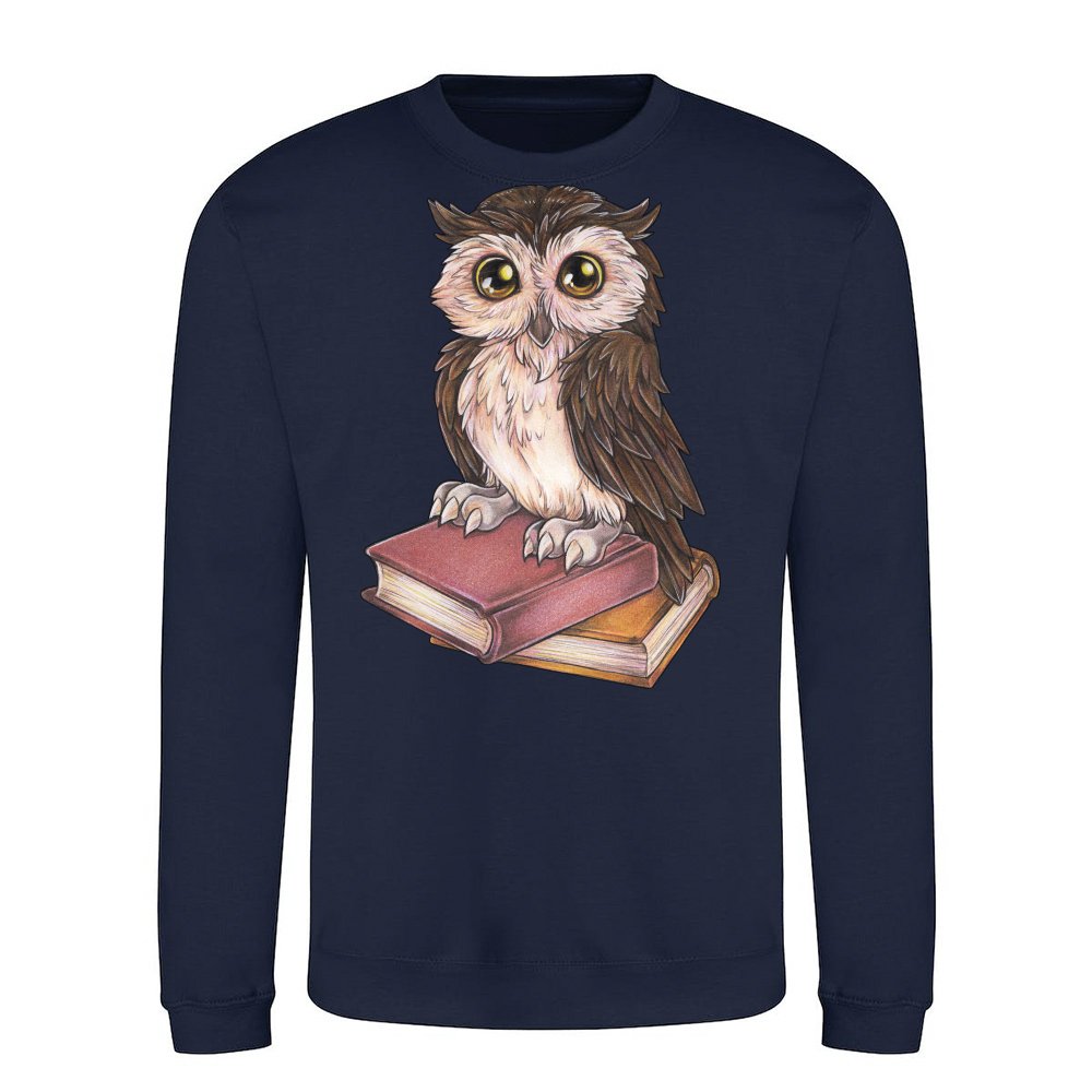 Cute Reading Owl Bookworm Gift Books