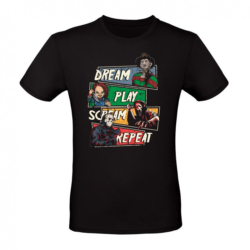 dream play scream repeat als T-Shirt