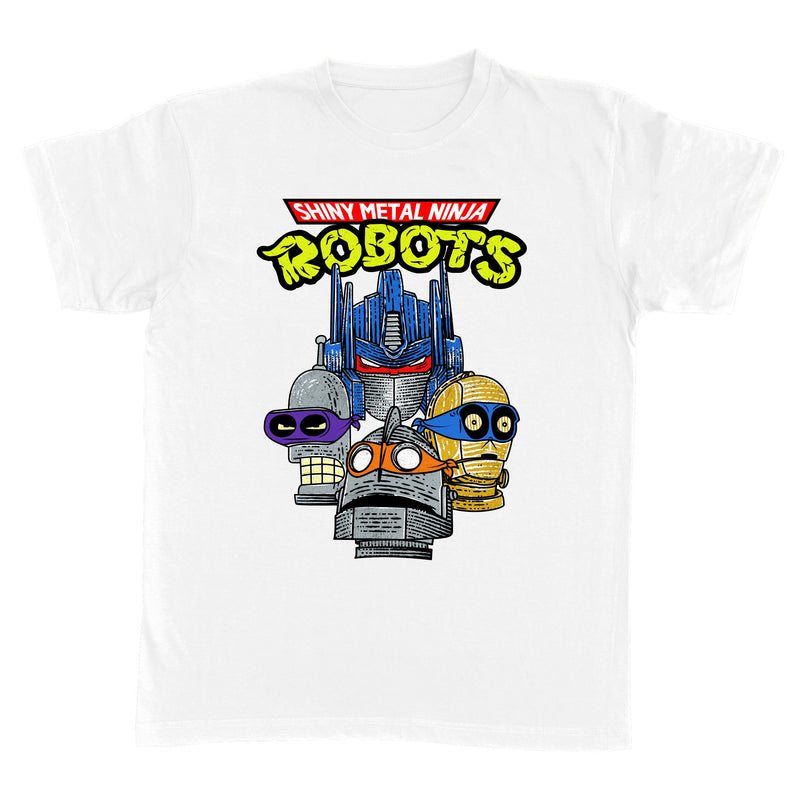 Robot ninjas ript als T-Shirt