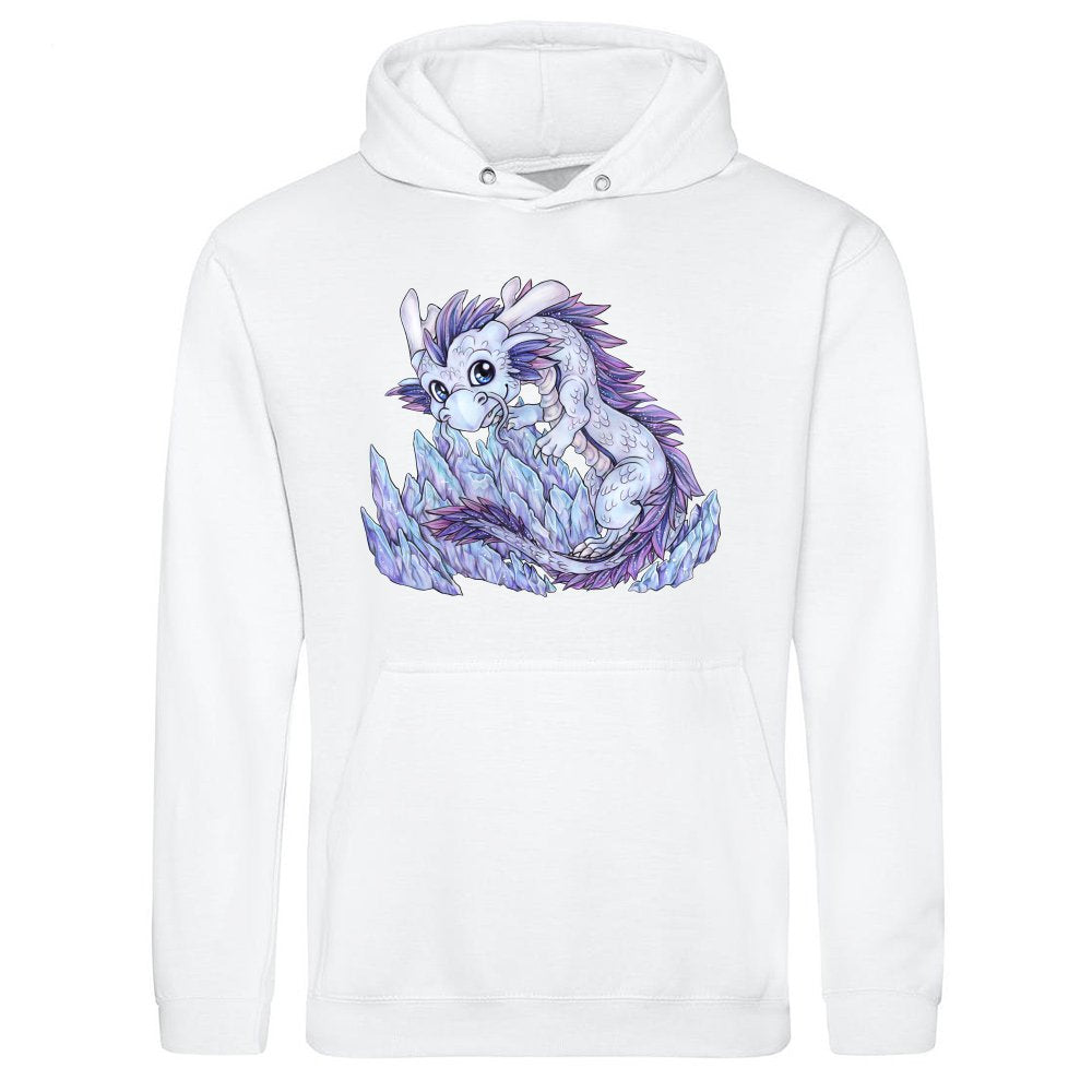 Dragon fantasy mythology ice snow crystal