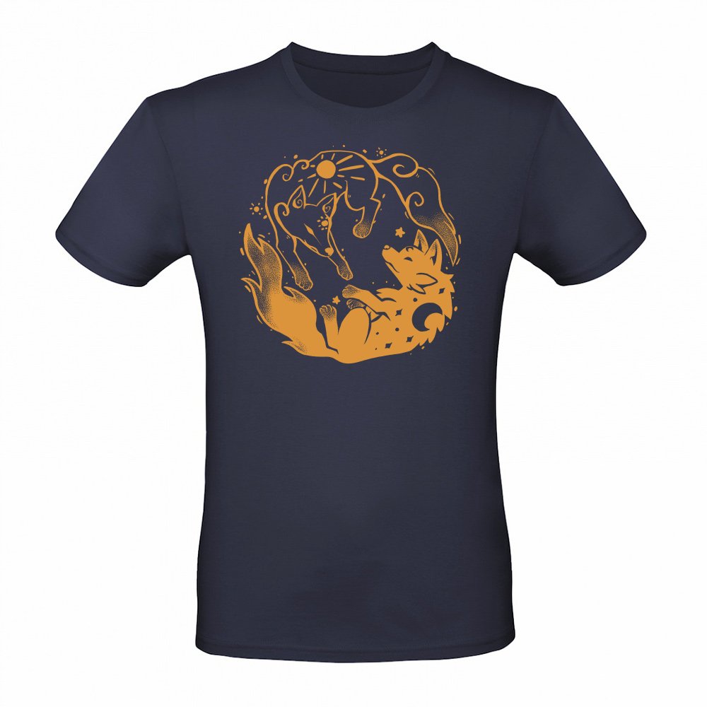 Sun and Moon Golden Wolves