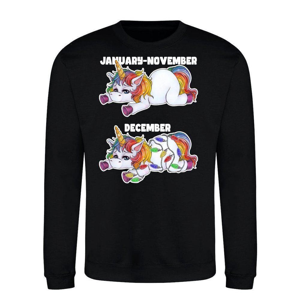 Zero Interest Unicorn in the Mood for Christmas