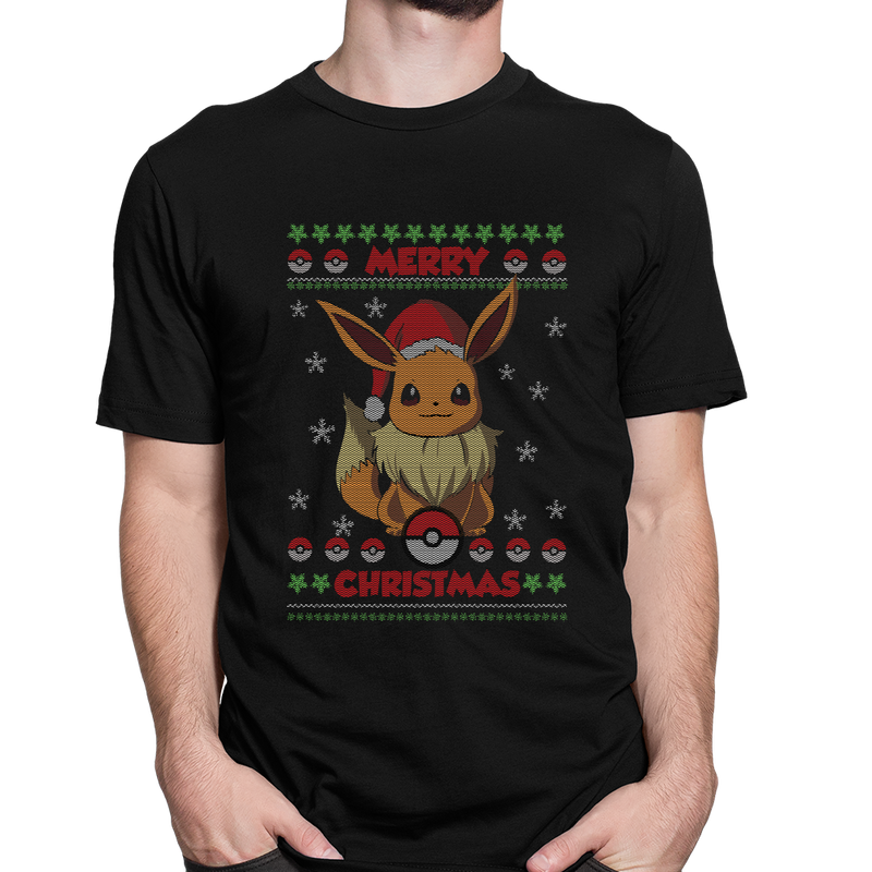 Evee Cute Christmas als T-Shirt