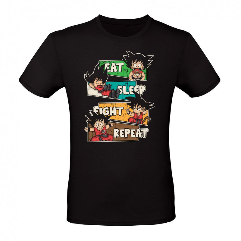 eat drink fight repeat als T-Shirt