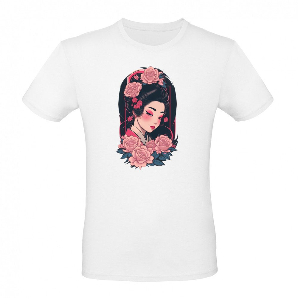 Geisha with Flowers