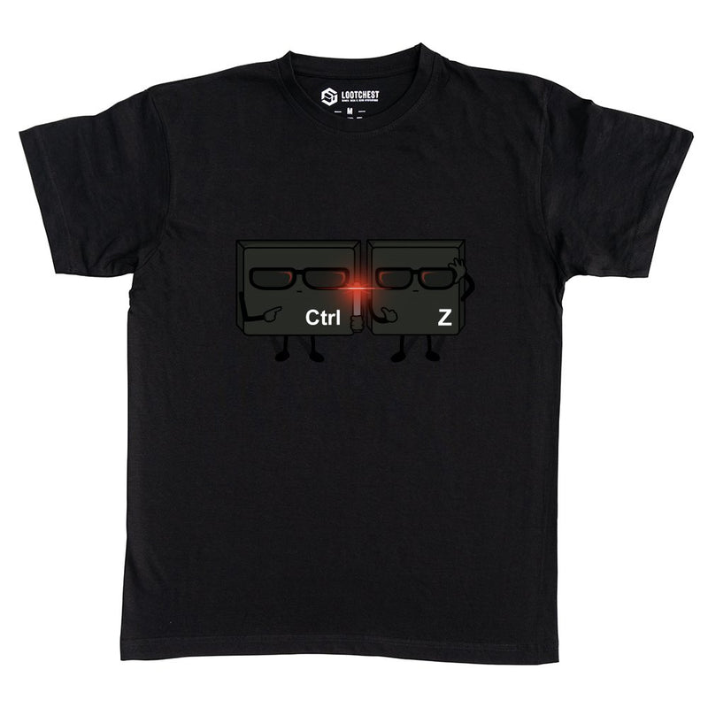 Ctrl Z in black als T-Shirt