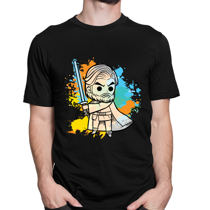 Watercolor Kenobiwan als T-Shirt