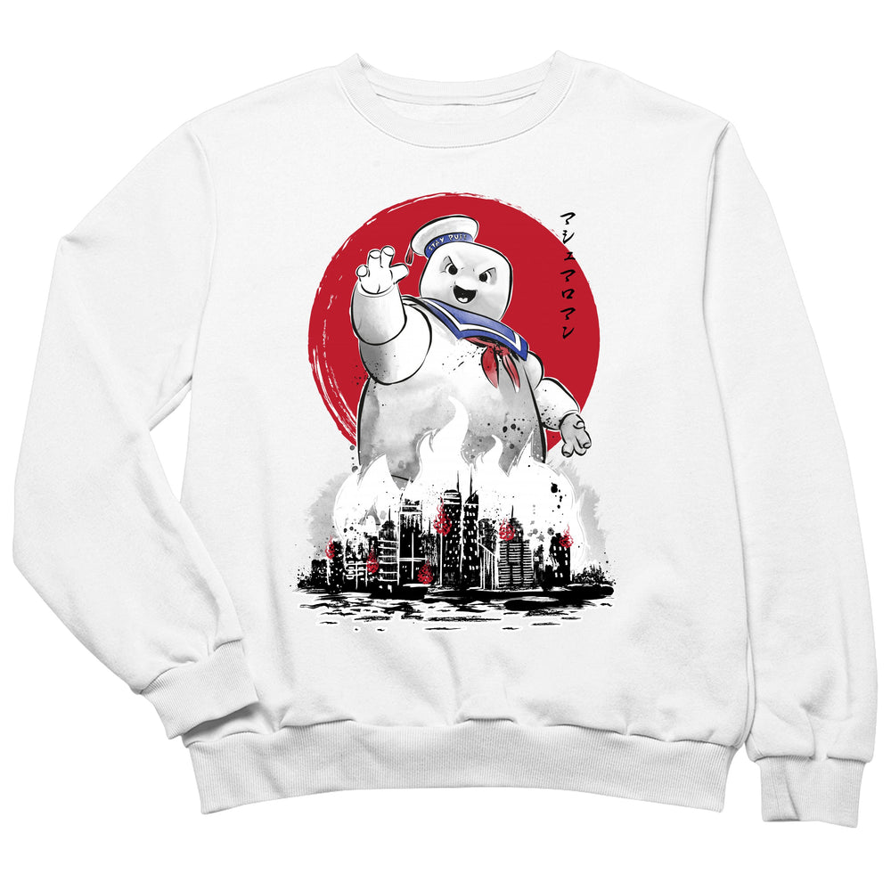 Marshmallow man sumi-e