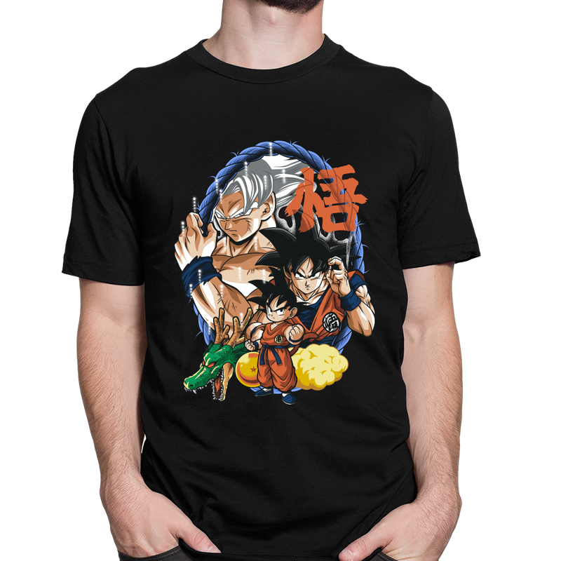 Evolution of a Saiyan als T-Shirt