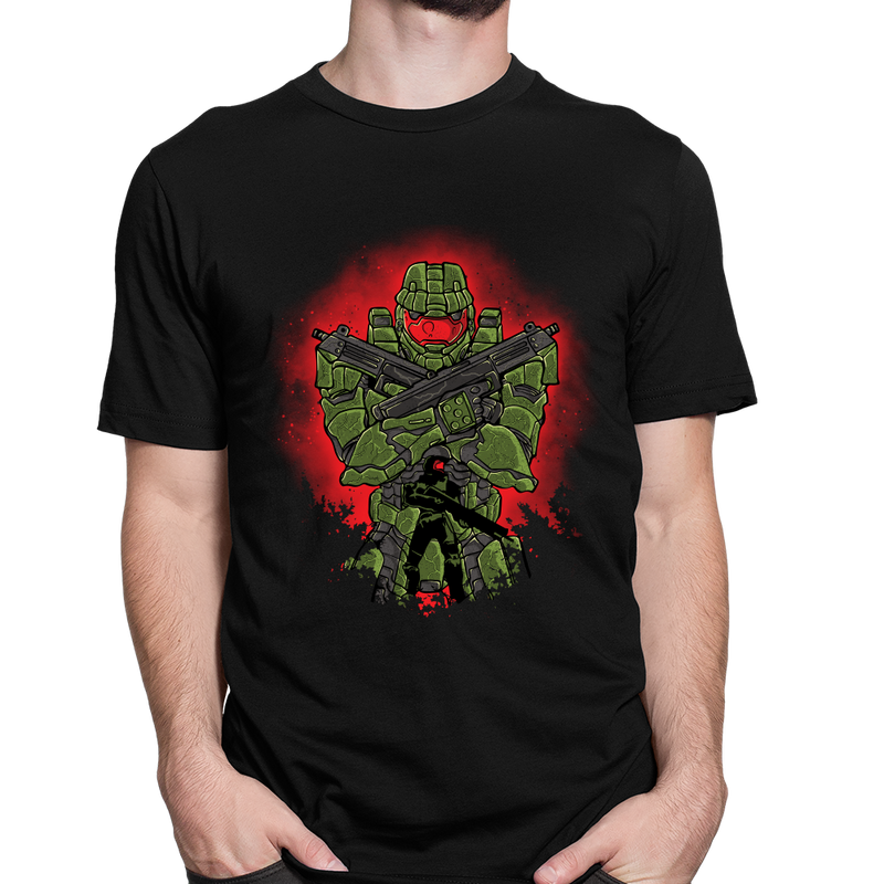 Watercolor Master Chief als T-Shirt