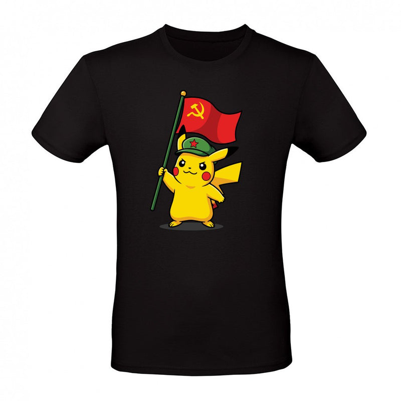 Comrade Pikachu Funny Revolutionary Anime Mashup Graphic als T-Shirt