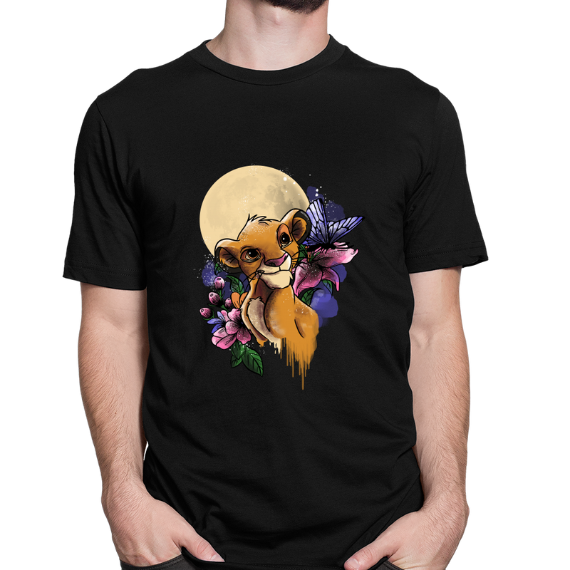 Simba in moonlight als T-Shirt