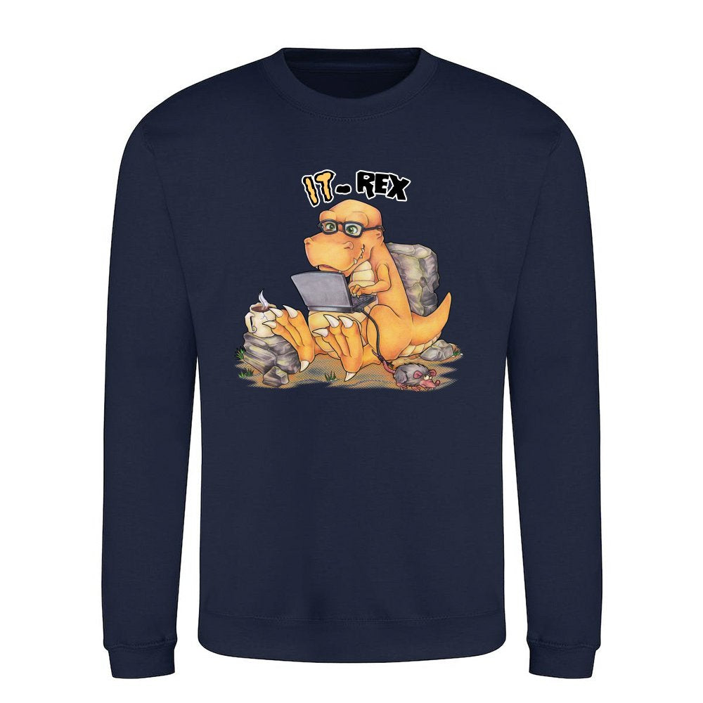 IT Rex - Funny Dinosaur with Computer